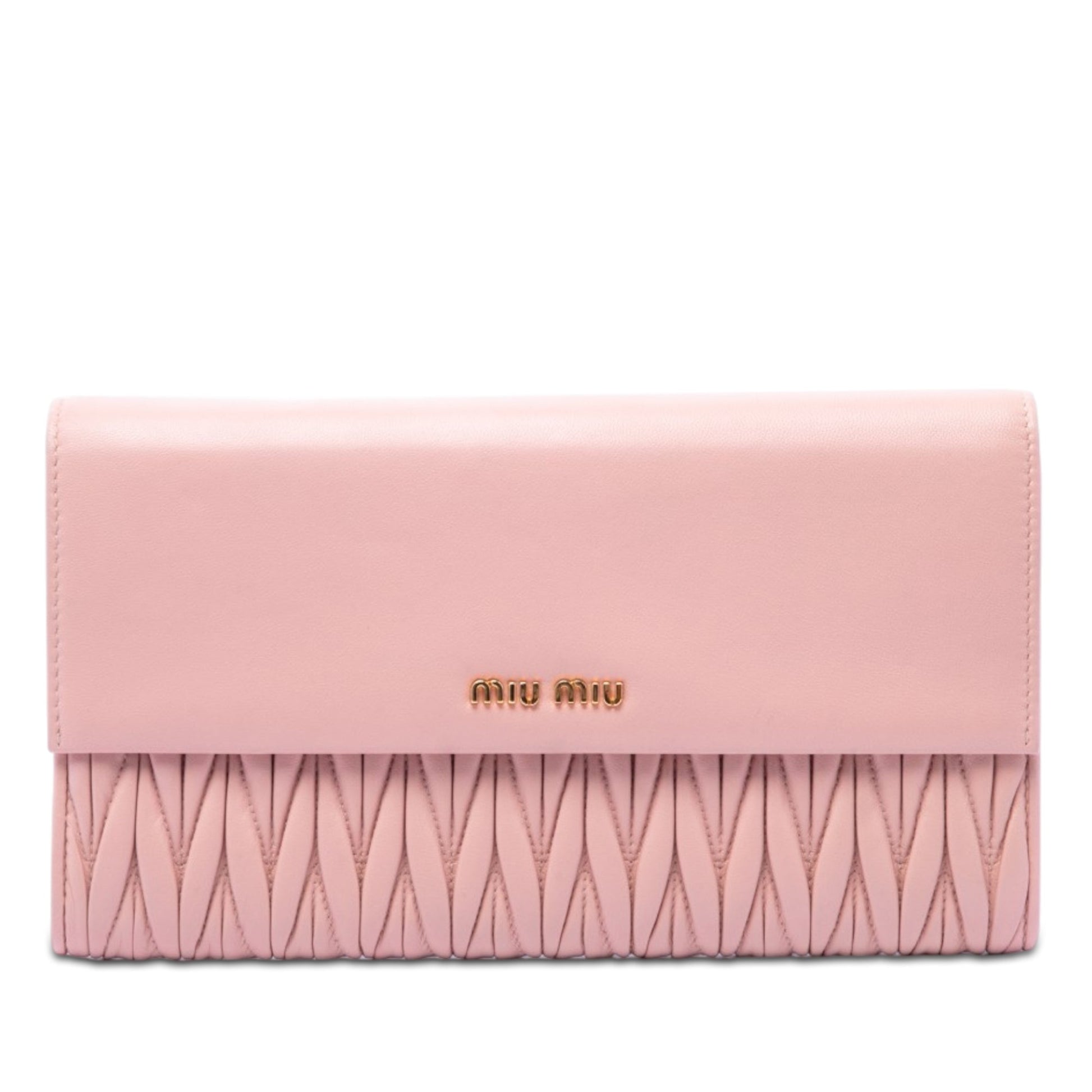 Miu Miu Matelasse Nappa Clutch