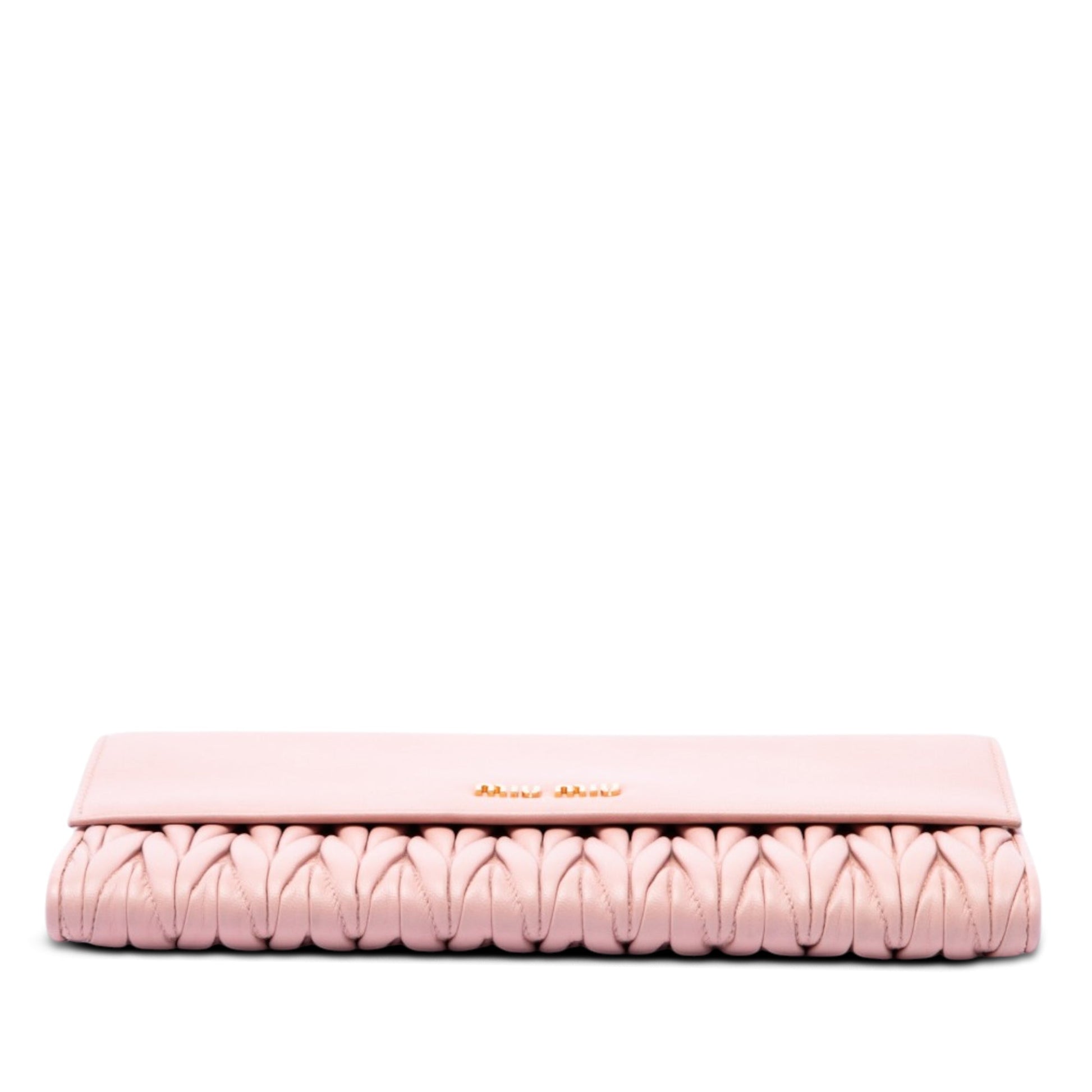 Miu Miu Matelasse Nappa Clutch