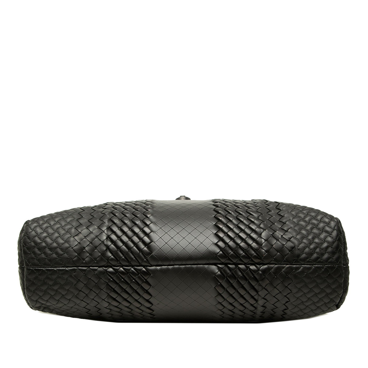 Bottega Veneta Nappa Intrecciato Briefcase — Black