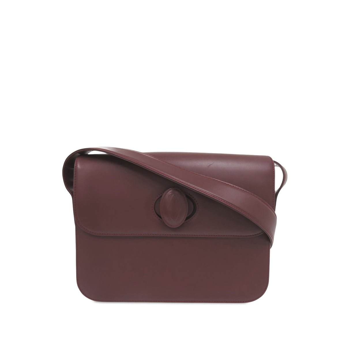 Cartier Leather Must De Cartier Crossbody — Red