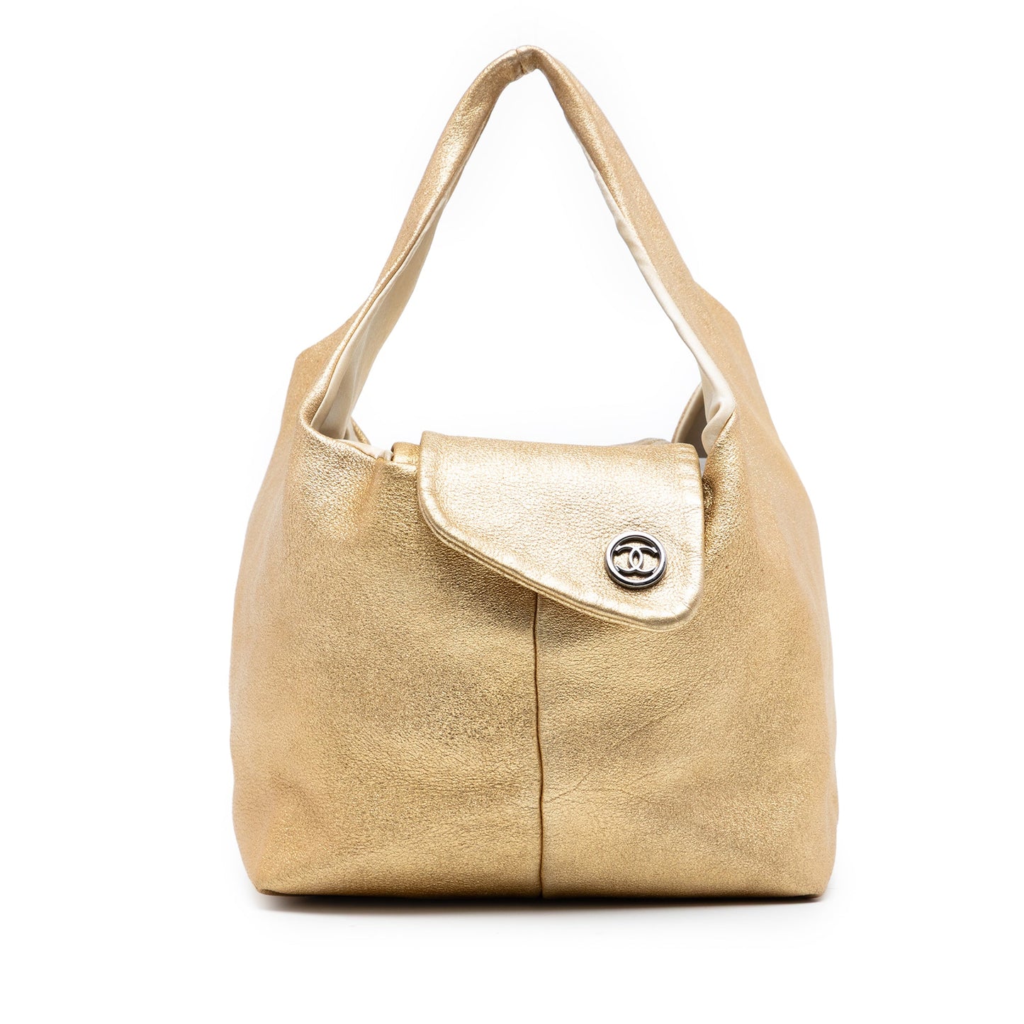 CC Metallic Lambskin Hobo