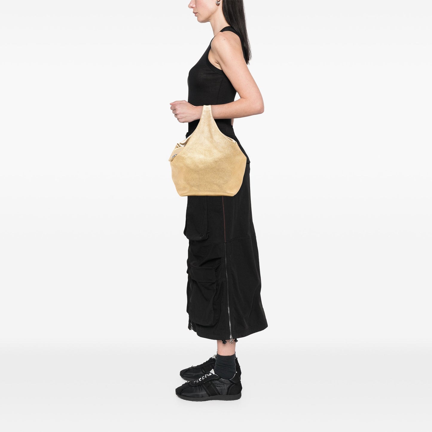 CC Metallic Lambskin Hobo
