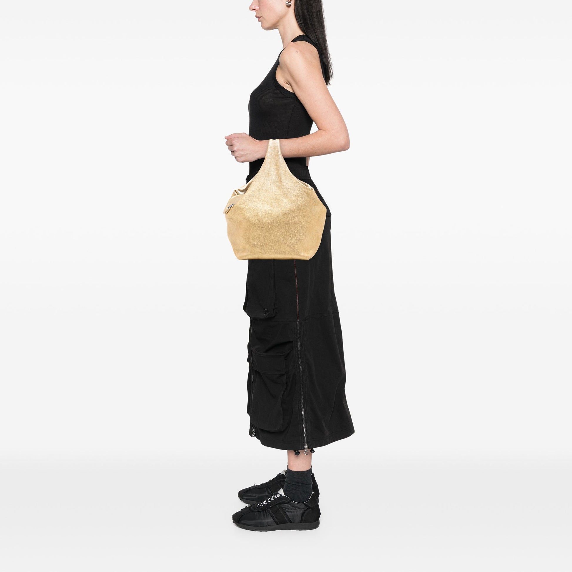 CC Metallic Lambskin Hobo