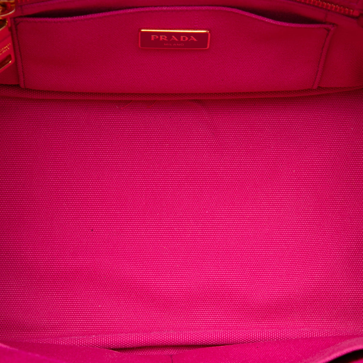 Prada Small Canvas Canapa Logo Tote