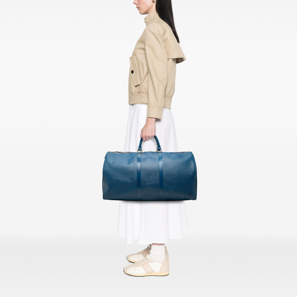 Louis Vuitton Epi Keepall 55 — Blue