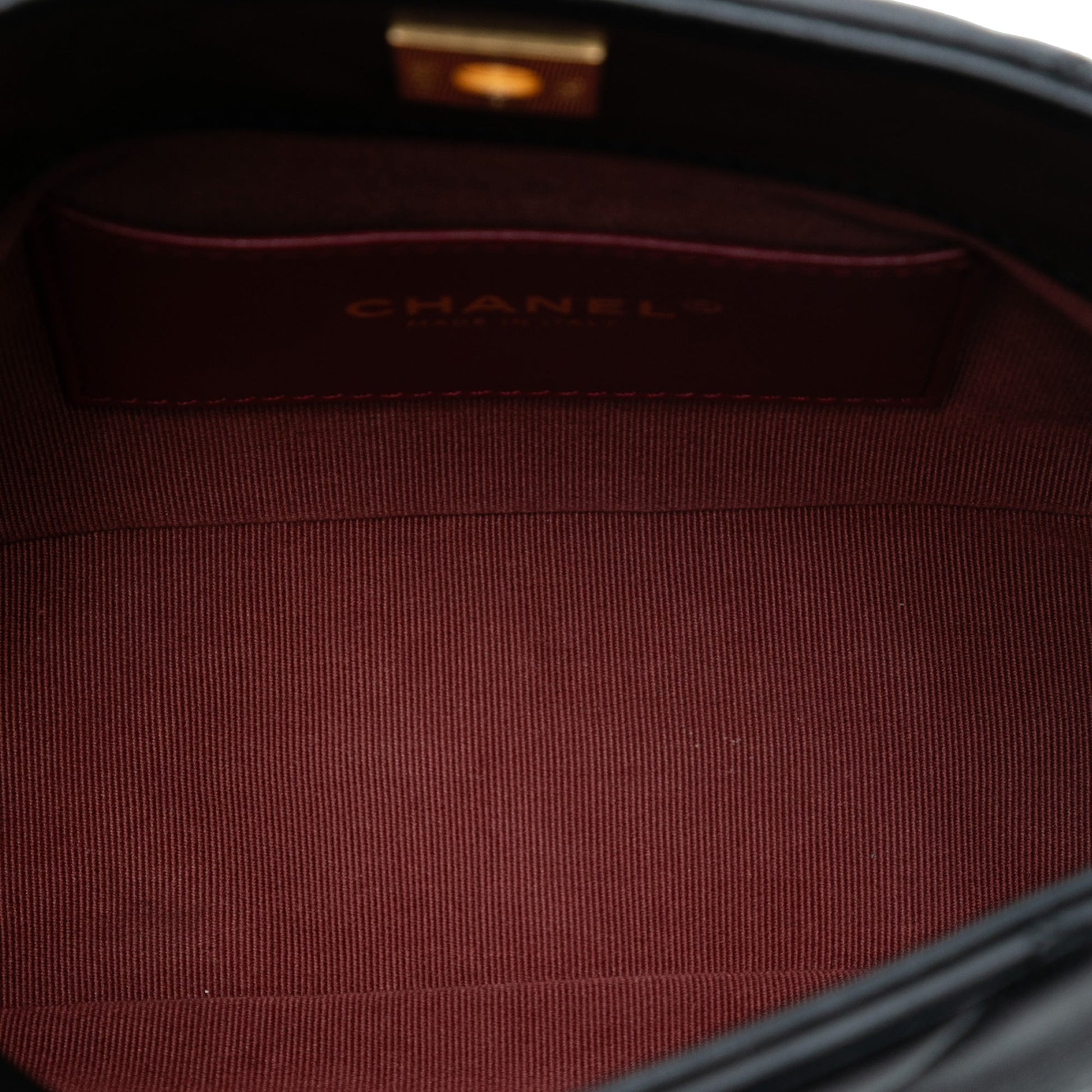 Chanel CC Quilted Lambskin Chain Shoulder Bag