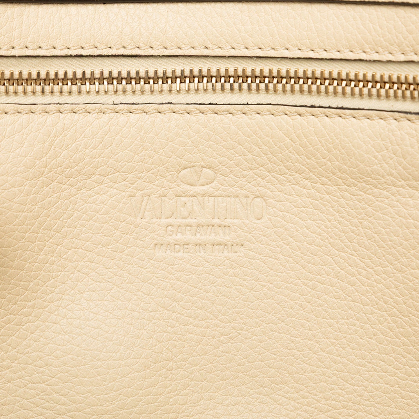 Valentino Small Grained Calfskin Rockstud Trapeze Satchel