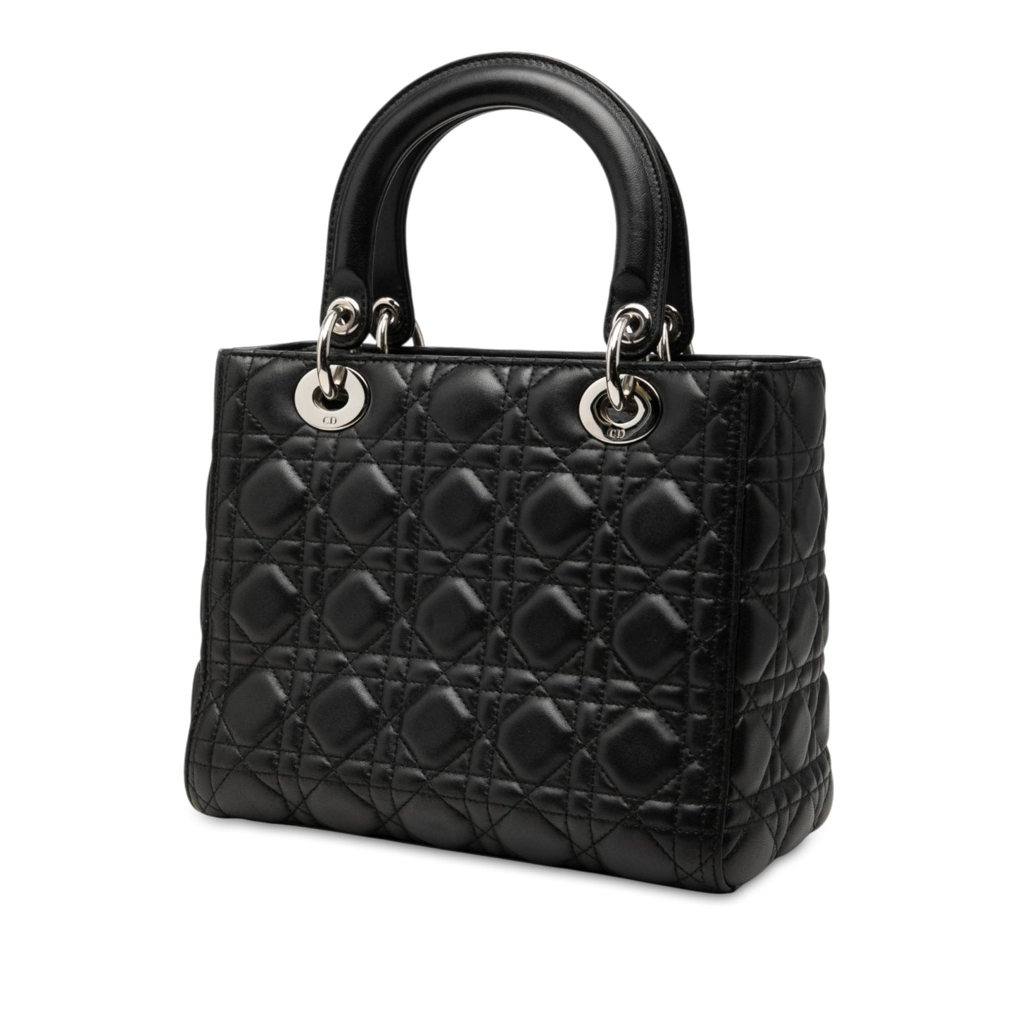 Dior Medium Lambskin Cannage Lady Dior