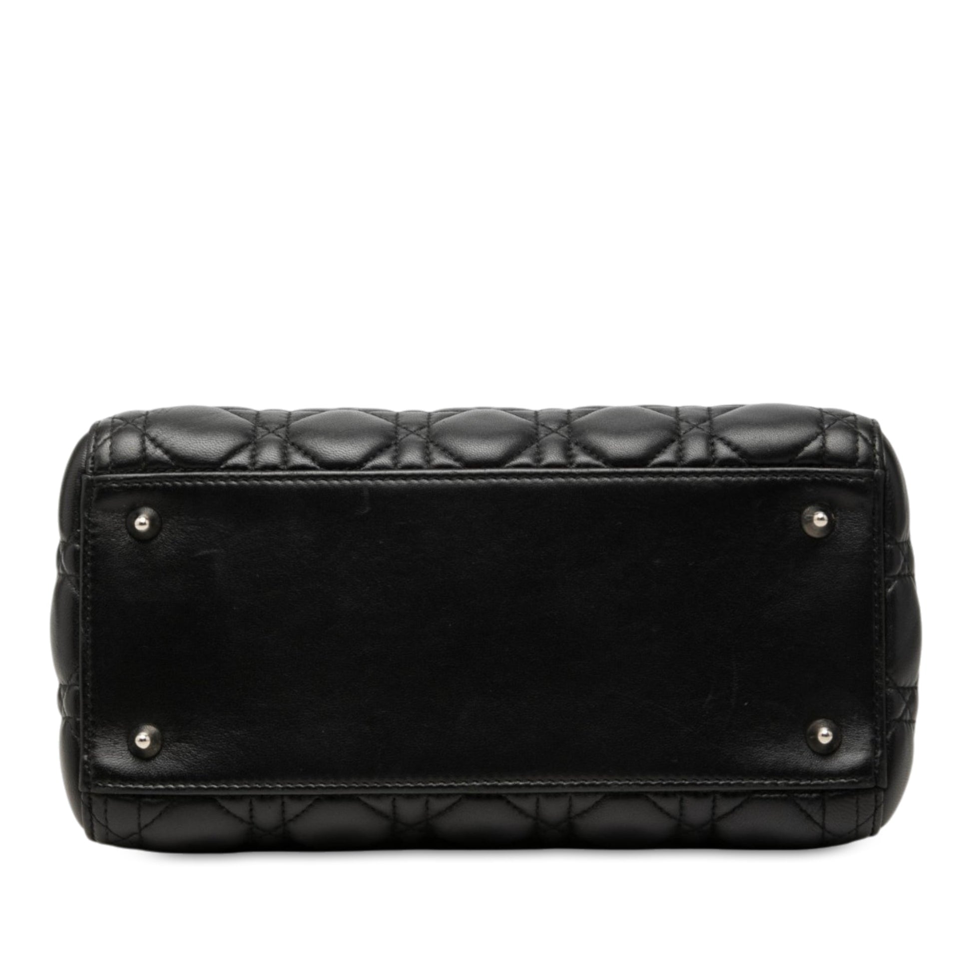 Dior Medium Lambskin Cannage Lady Dior
