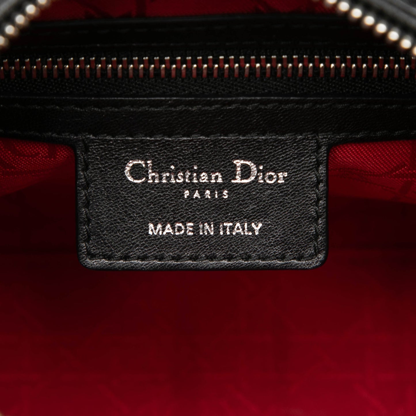 Dior Medium Lambskin Cannage Lady Dior