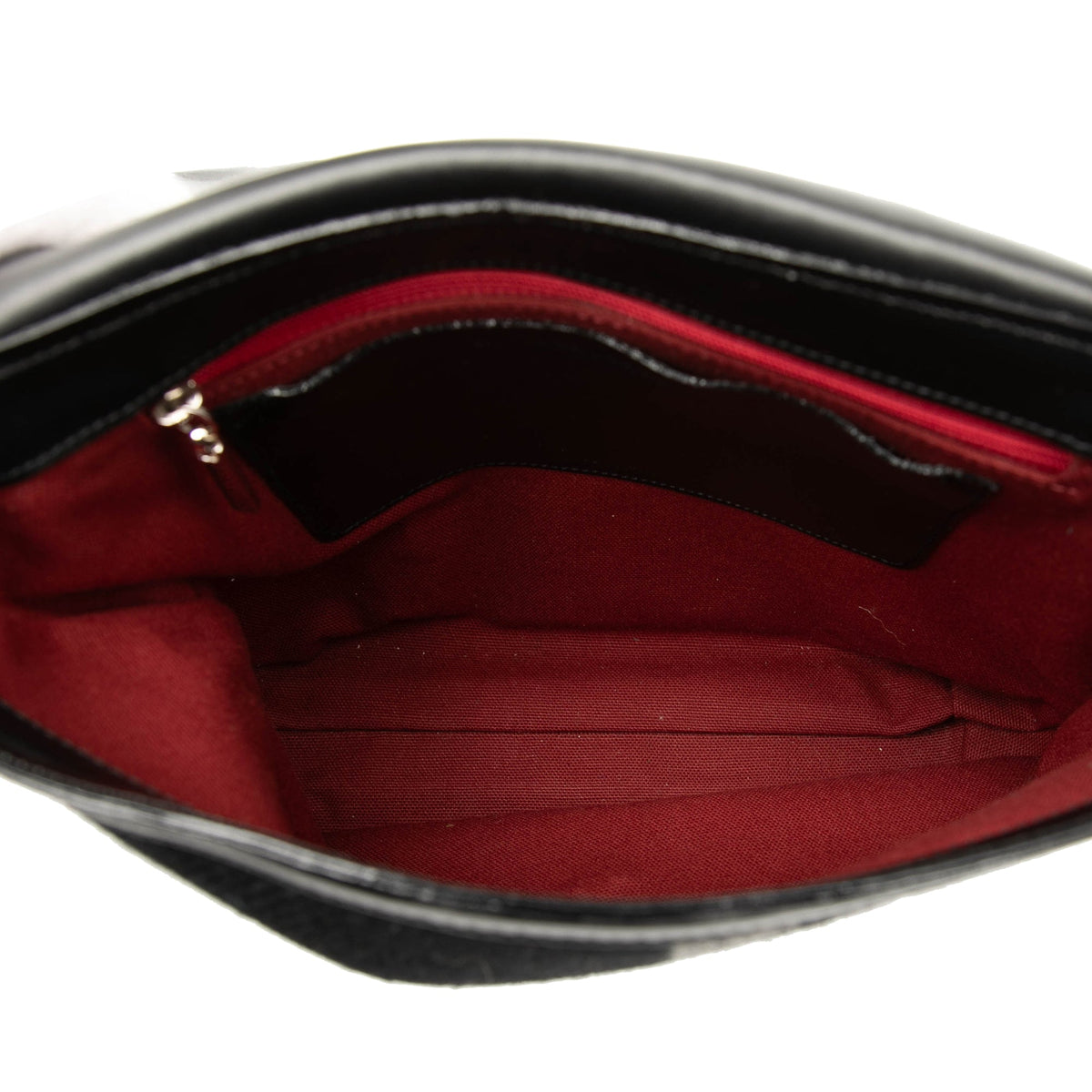 Burberry Mega Check Wool Shoulder Bag — Black