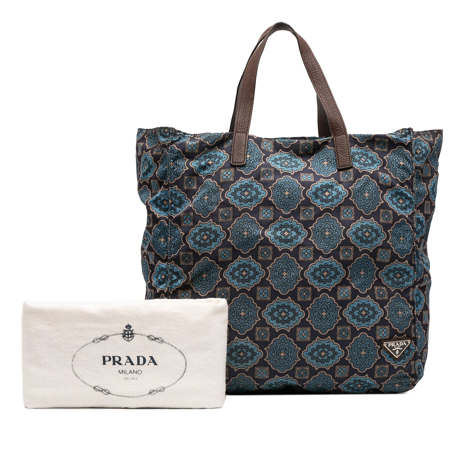 Prada Tessuto Stampato Tote