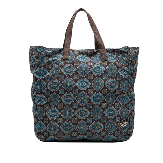 Prada Tessuto Stampato Tote