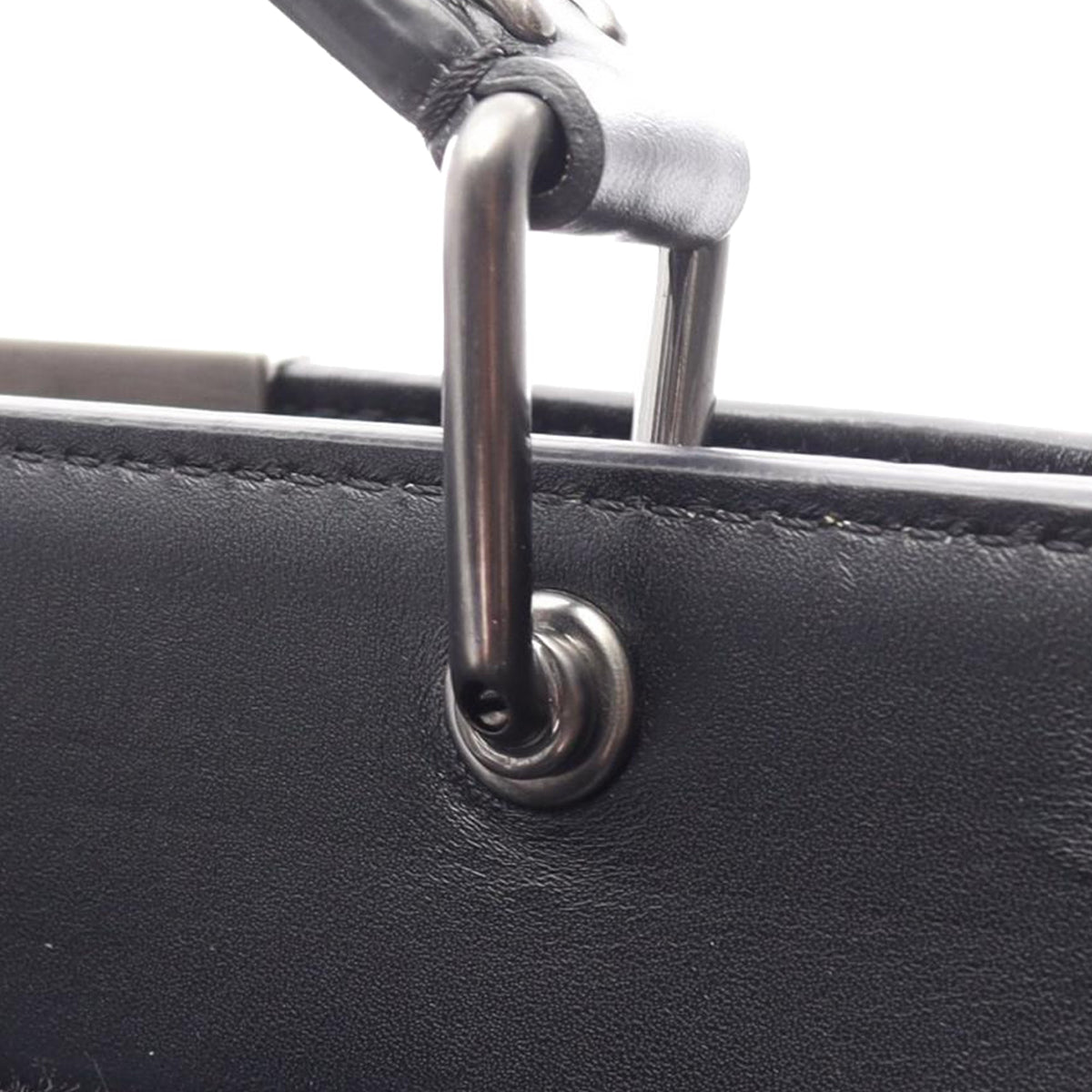 Fendi Studded Leather Peekaboo ISeeU Briefcase