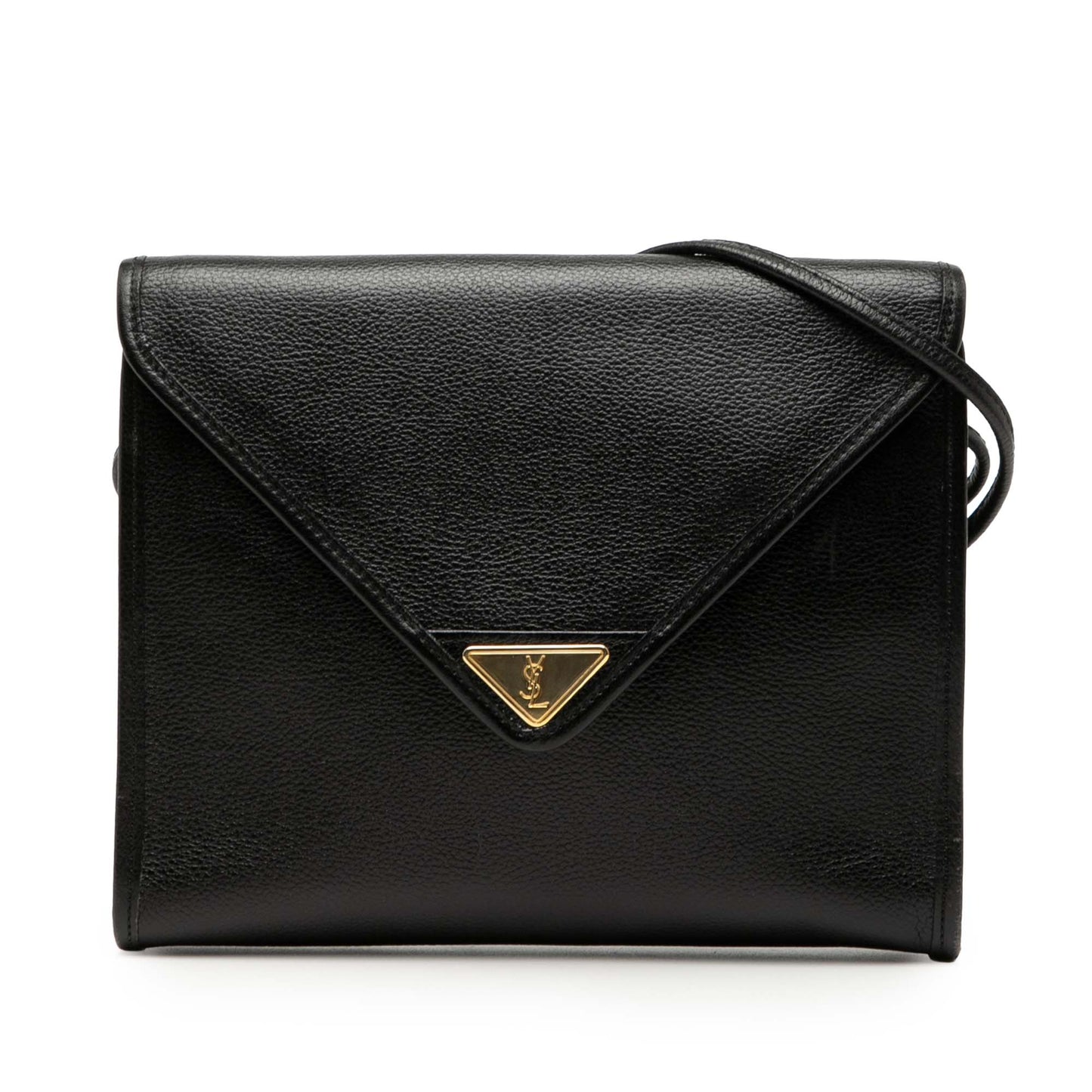 Saint Laurent Leather Envelope Flap Crossbody