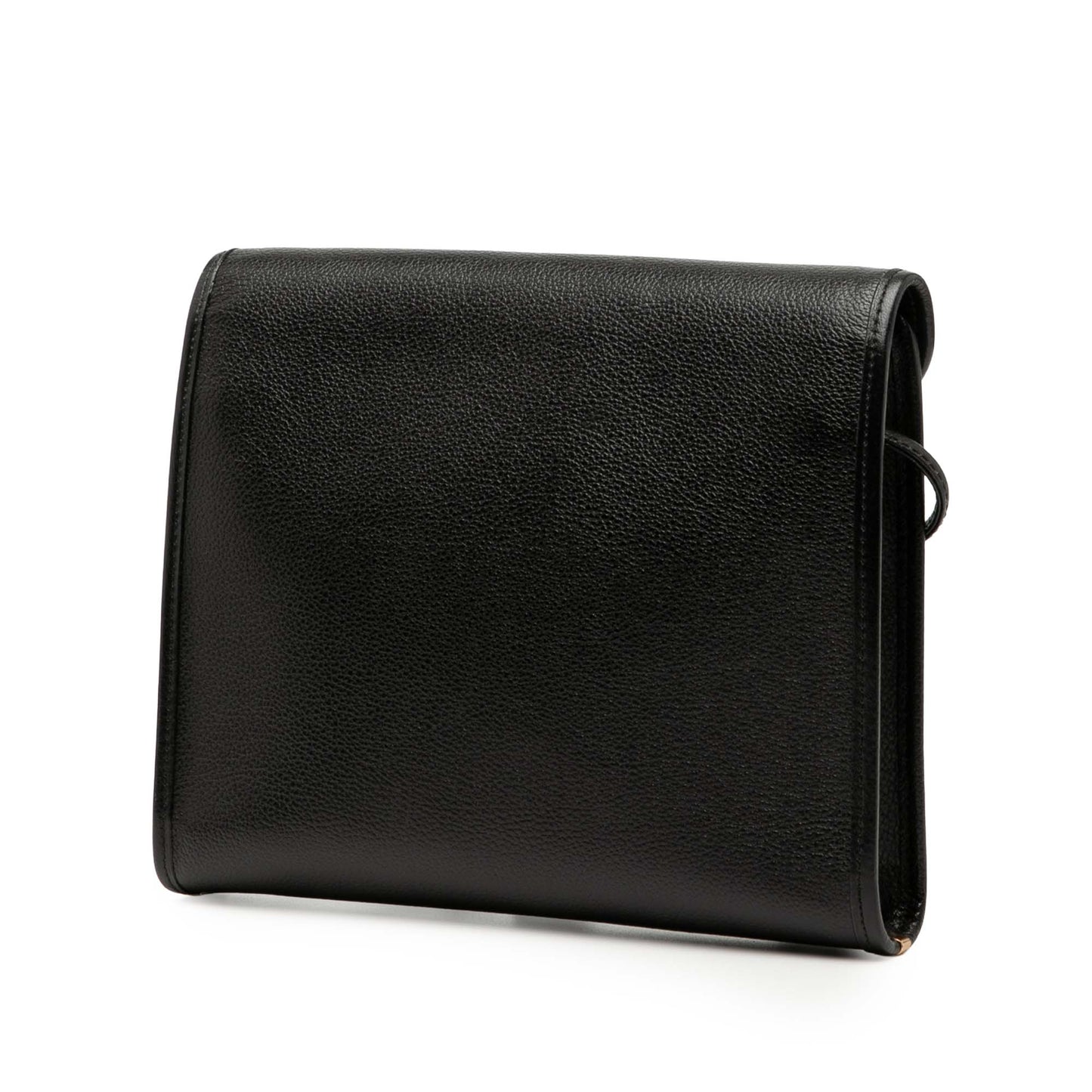 Saint Laurent Leather Envelope Flap Crossbody