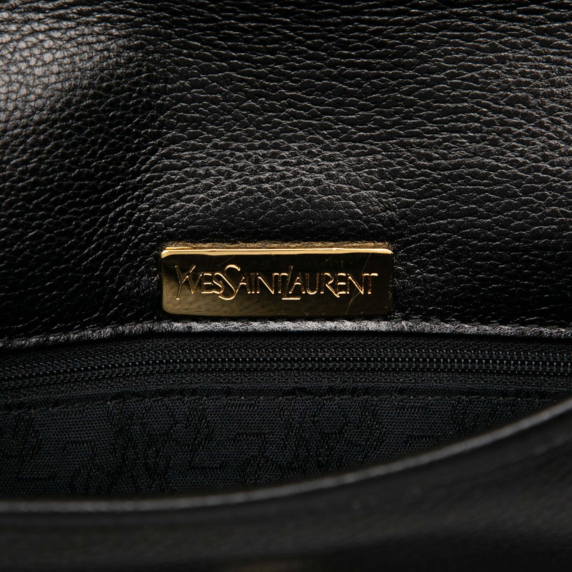 Saint Laurent Leather Envelope Flap Crossbody