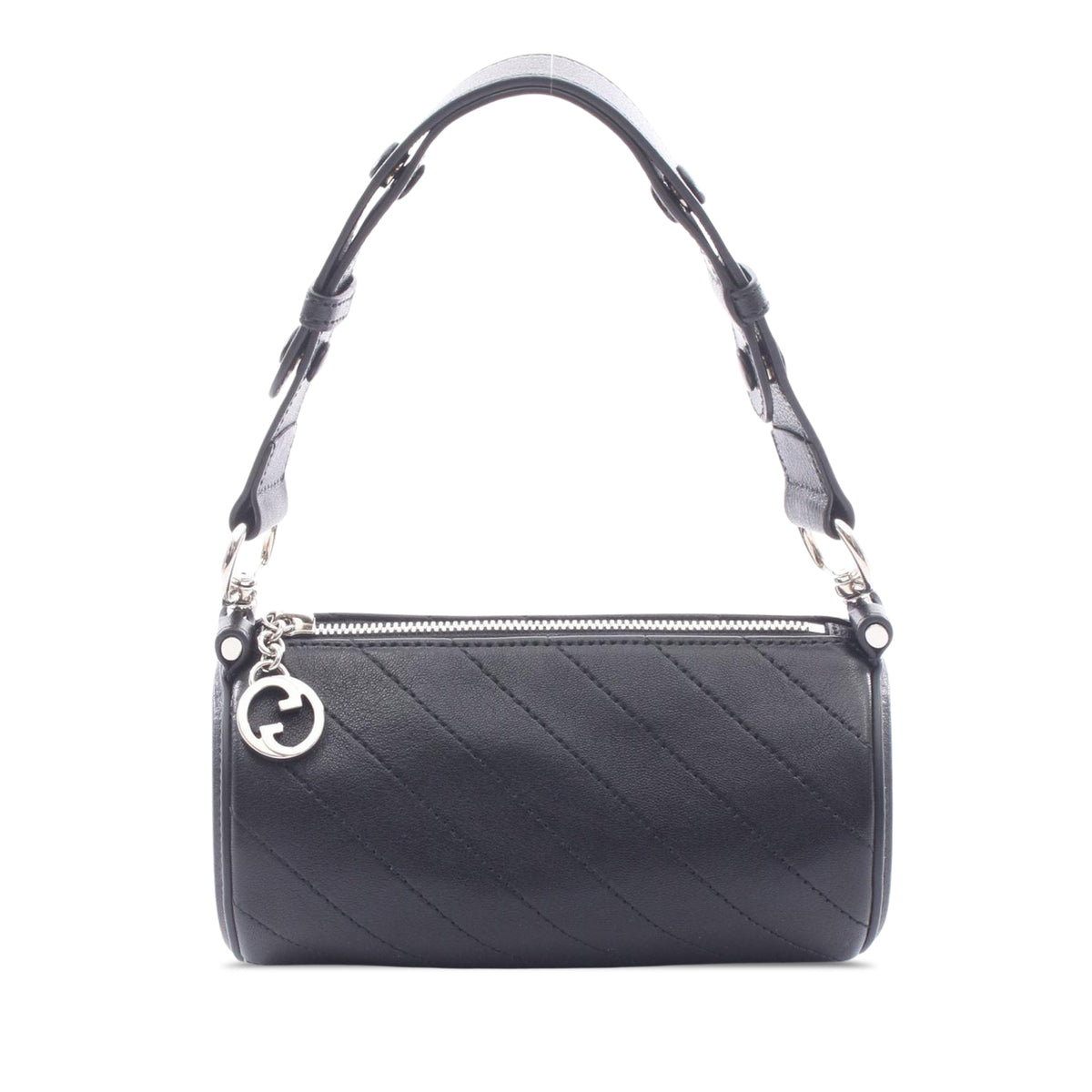Gucci Mini Leather Blondie Barrel Shoulder Bag