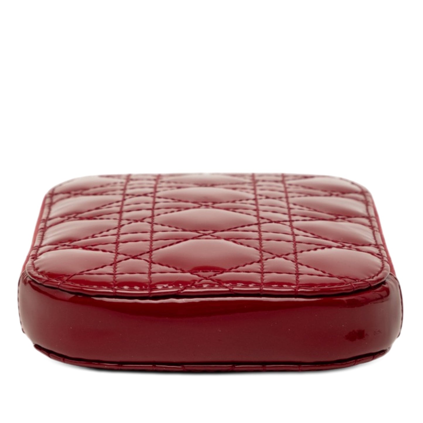 Dior Patent Cannage Lady Dior Call In Phone Holder