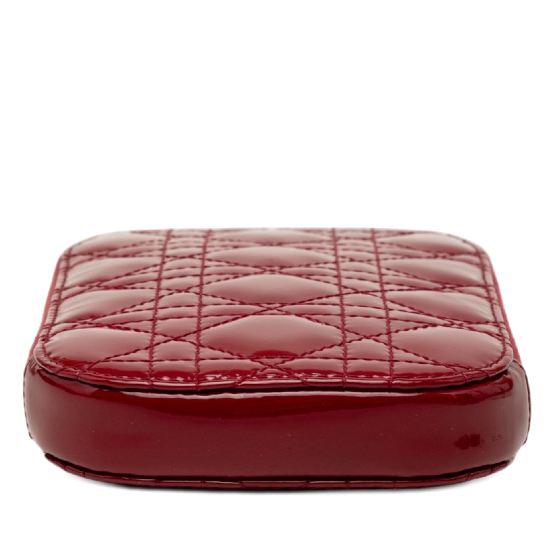 Dior Patent Cannage Lady Dior Call In Phone Holder