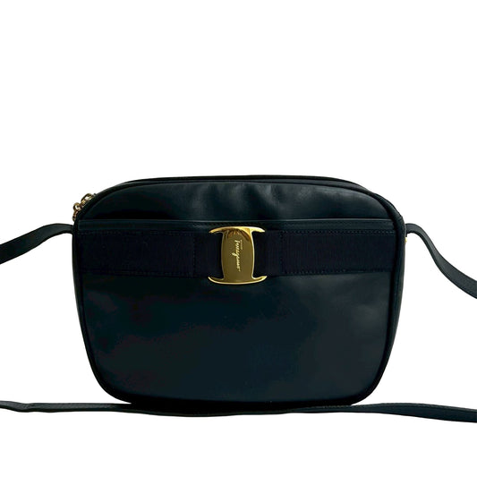 Ferragamo Calfskin Vara Crossbody