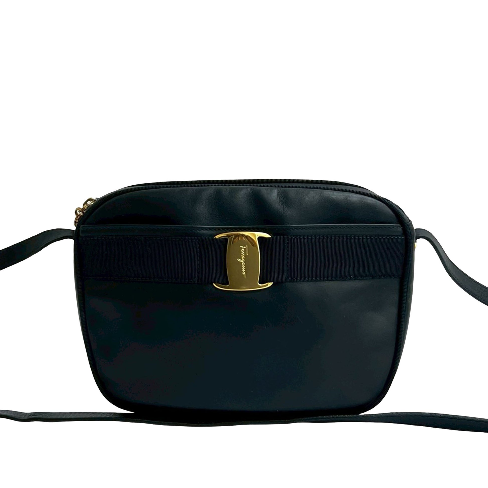 Ferragamo Calfskin Vara Crossbody