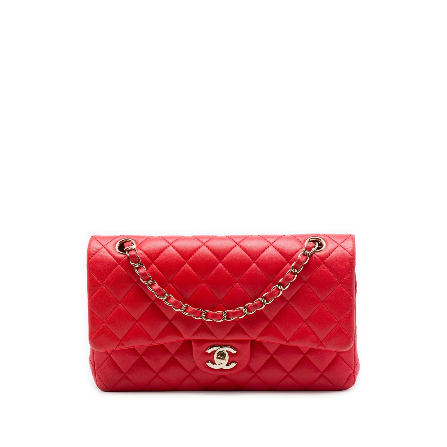 Chanel Medium Classic Lambskin Double Flap