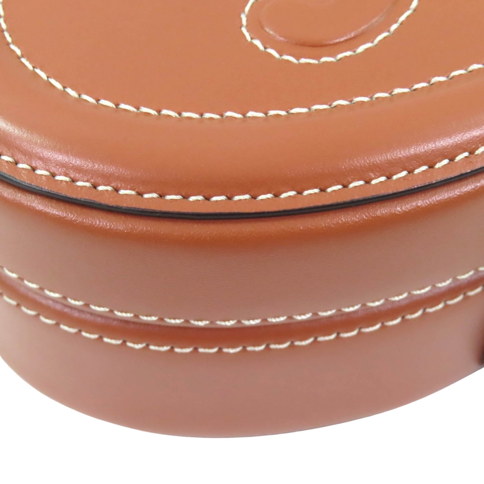 Celine Calfskin Cuir Triomphe Oval Handbag
