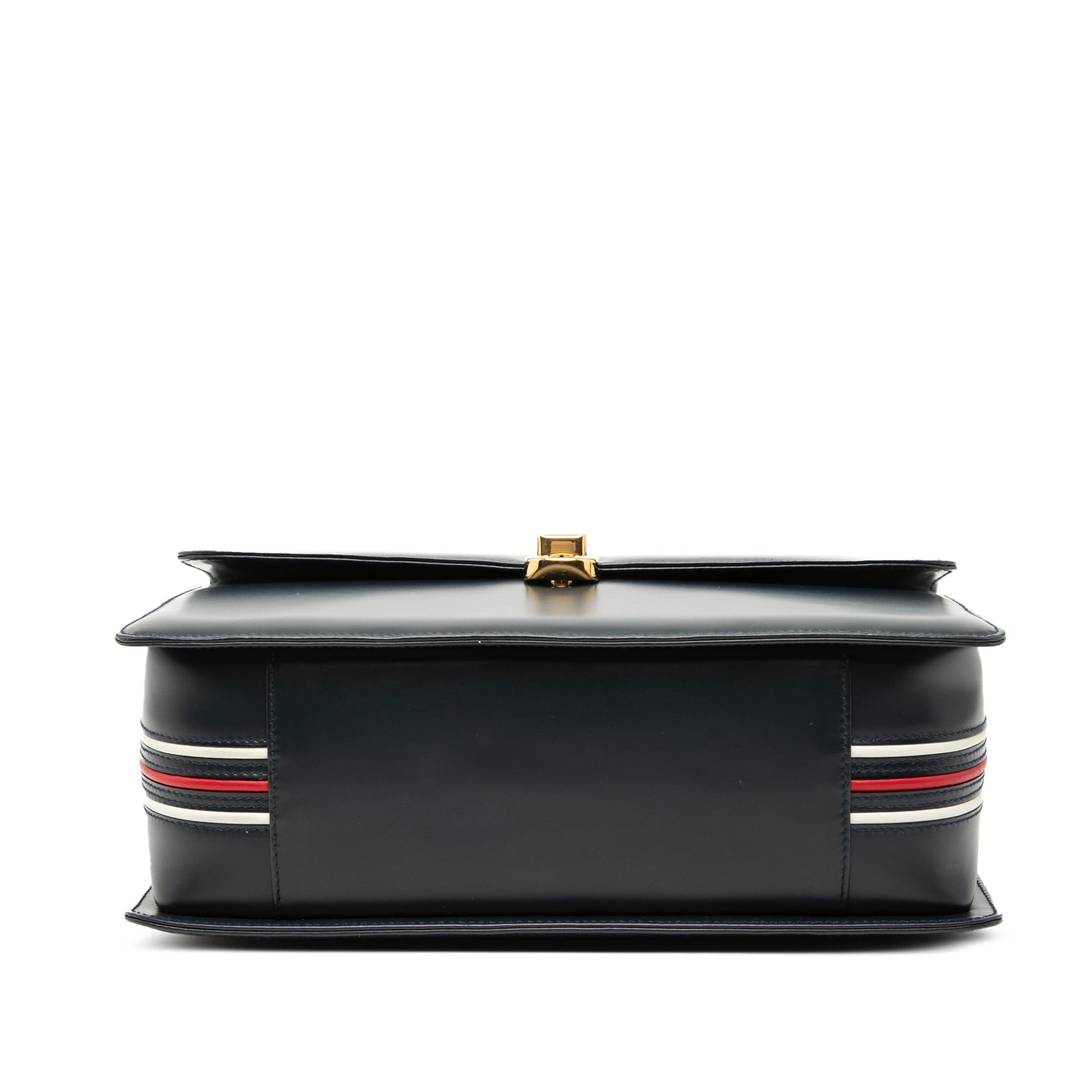 Gucci Calfskin Turnlock Sideline Handbag