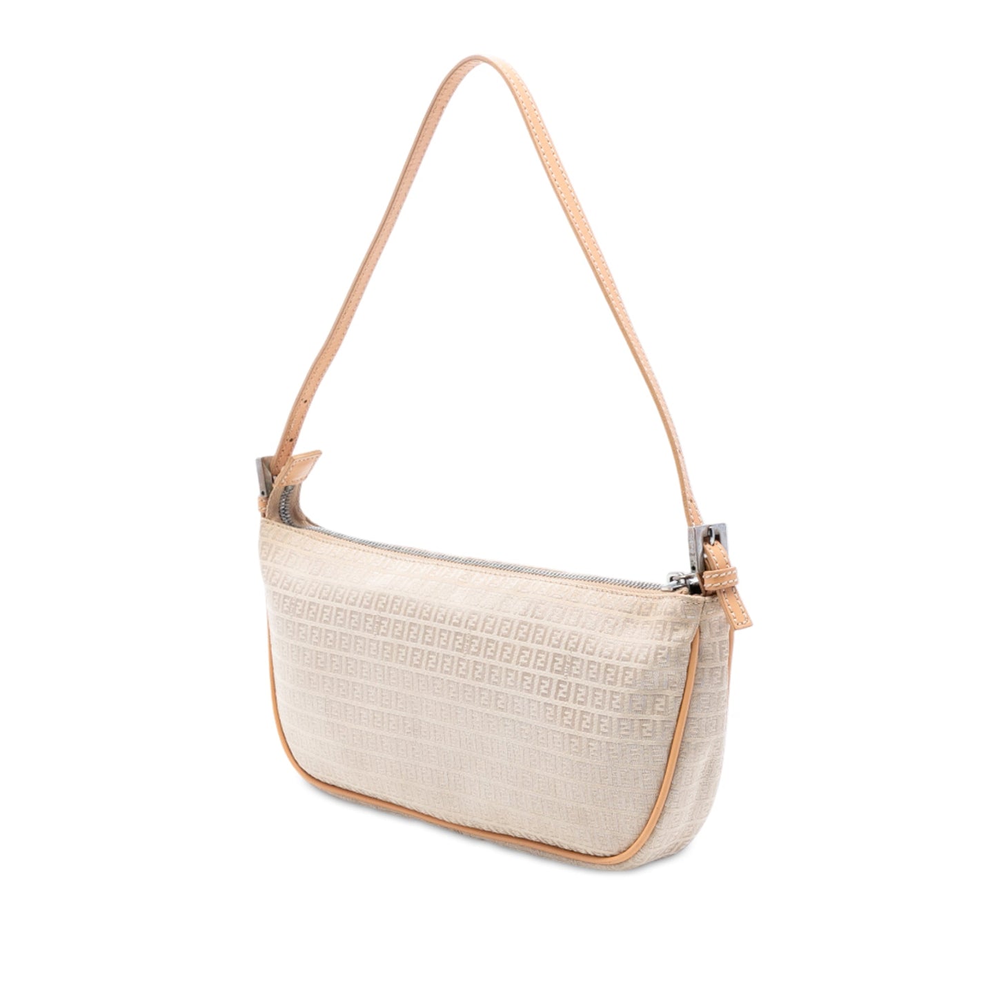 Fendi Micro Zucchino Canvas Shoulder Bag