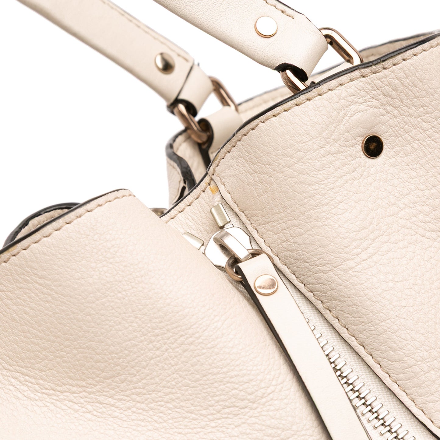 Burberry Medium Leather and House Check Canvas Maidstone Satchel