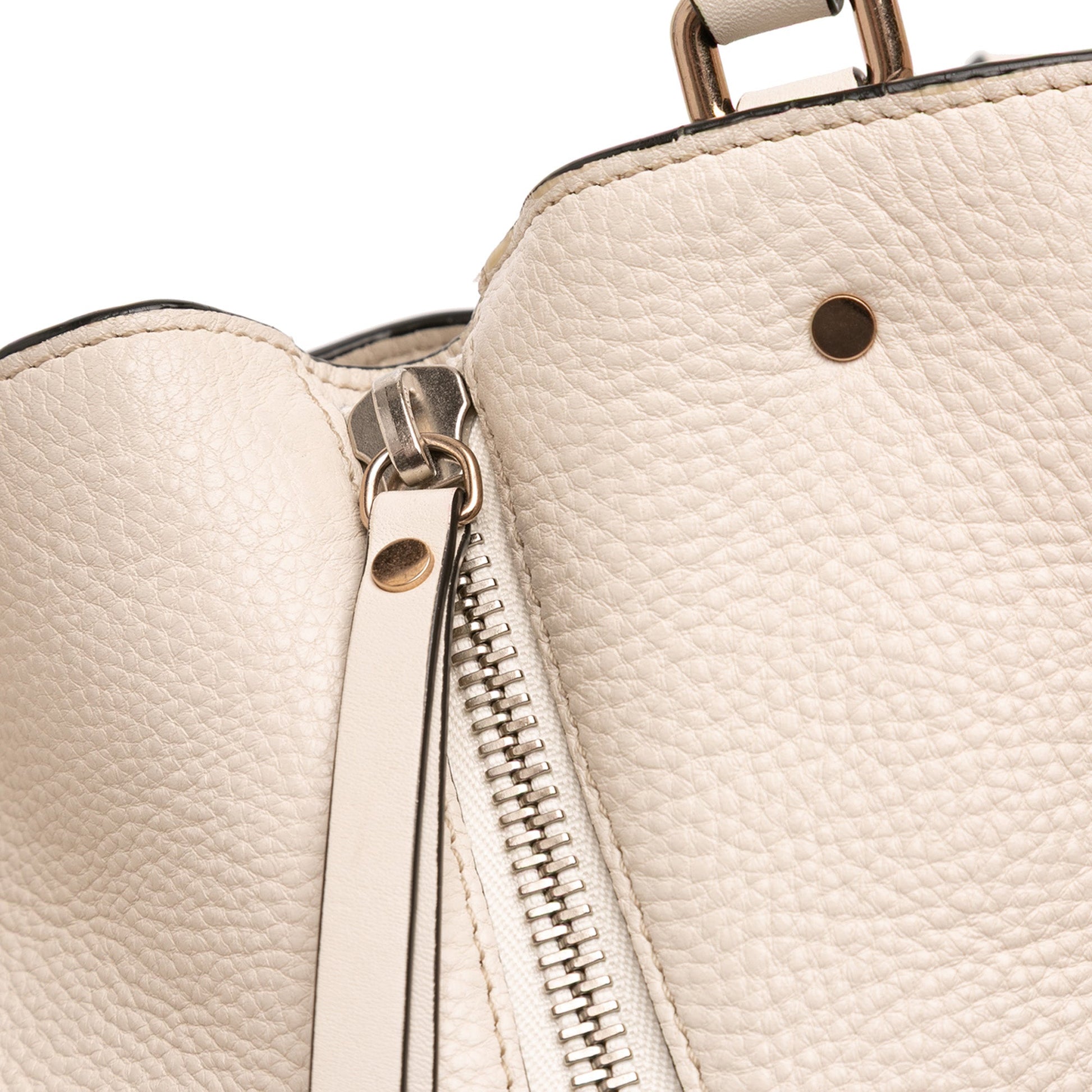 Burberry Medium Leather and House Check Canvas Maidstone Satchel