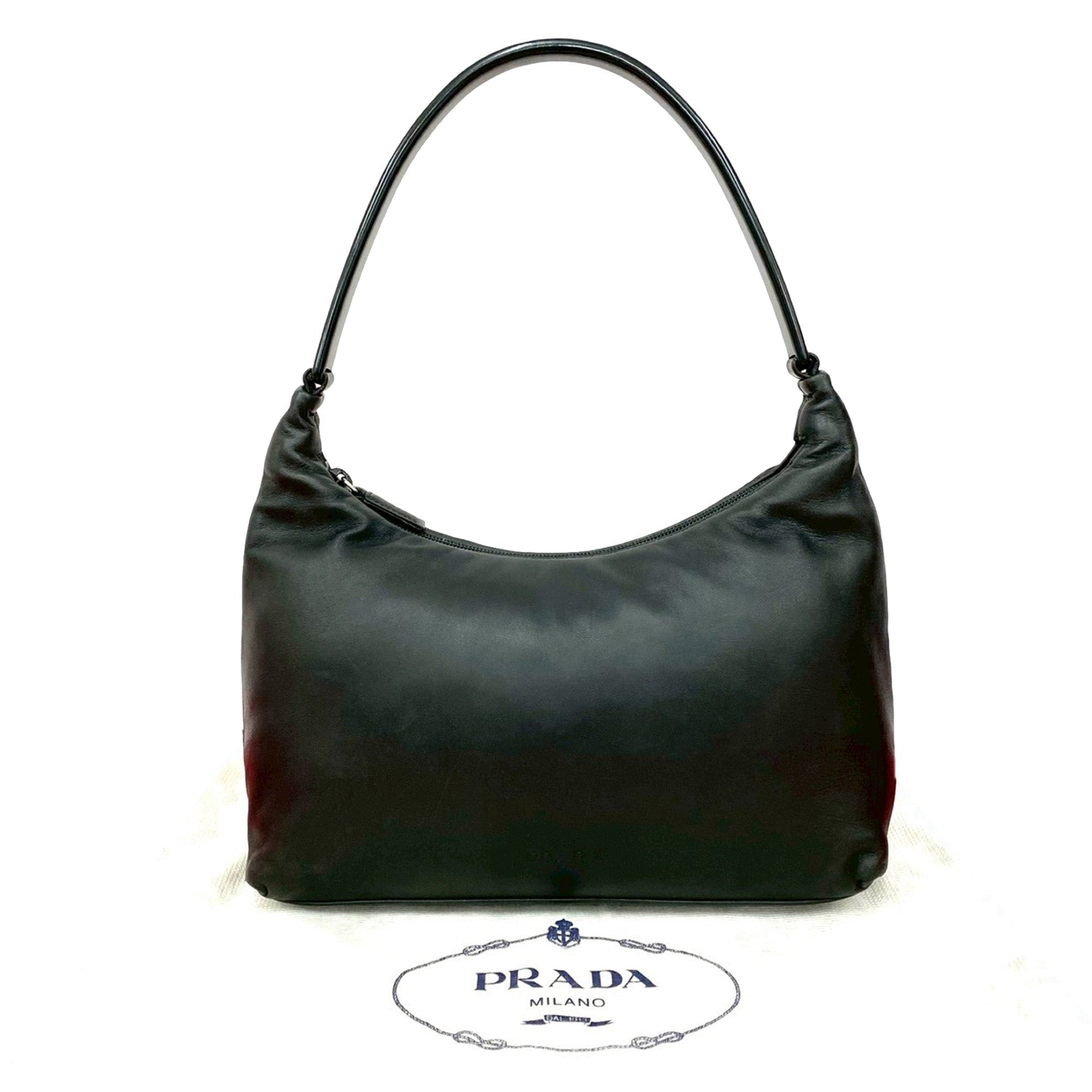 Prada Soft Calf Shoulder Bag