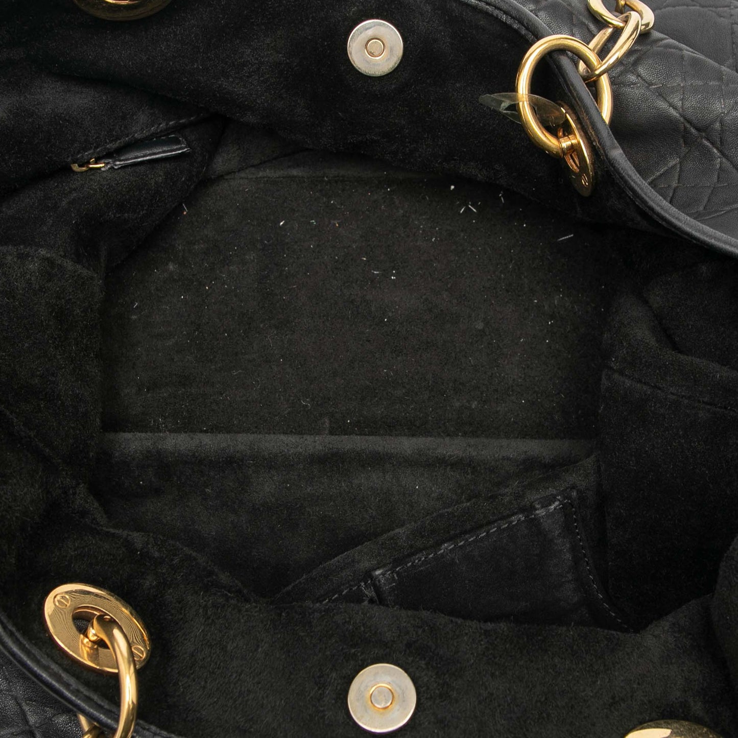 Dior Large Lambskin Cannage Lady Dior Soft Shopping Tote