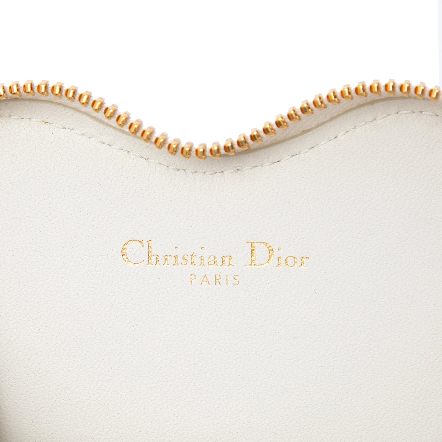 Dior DiorAmour Calfskin Cannage Caro Heart Pouch With Chain