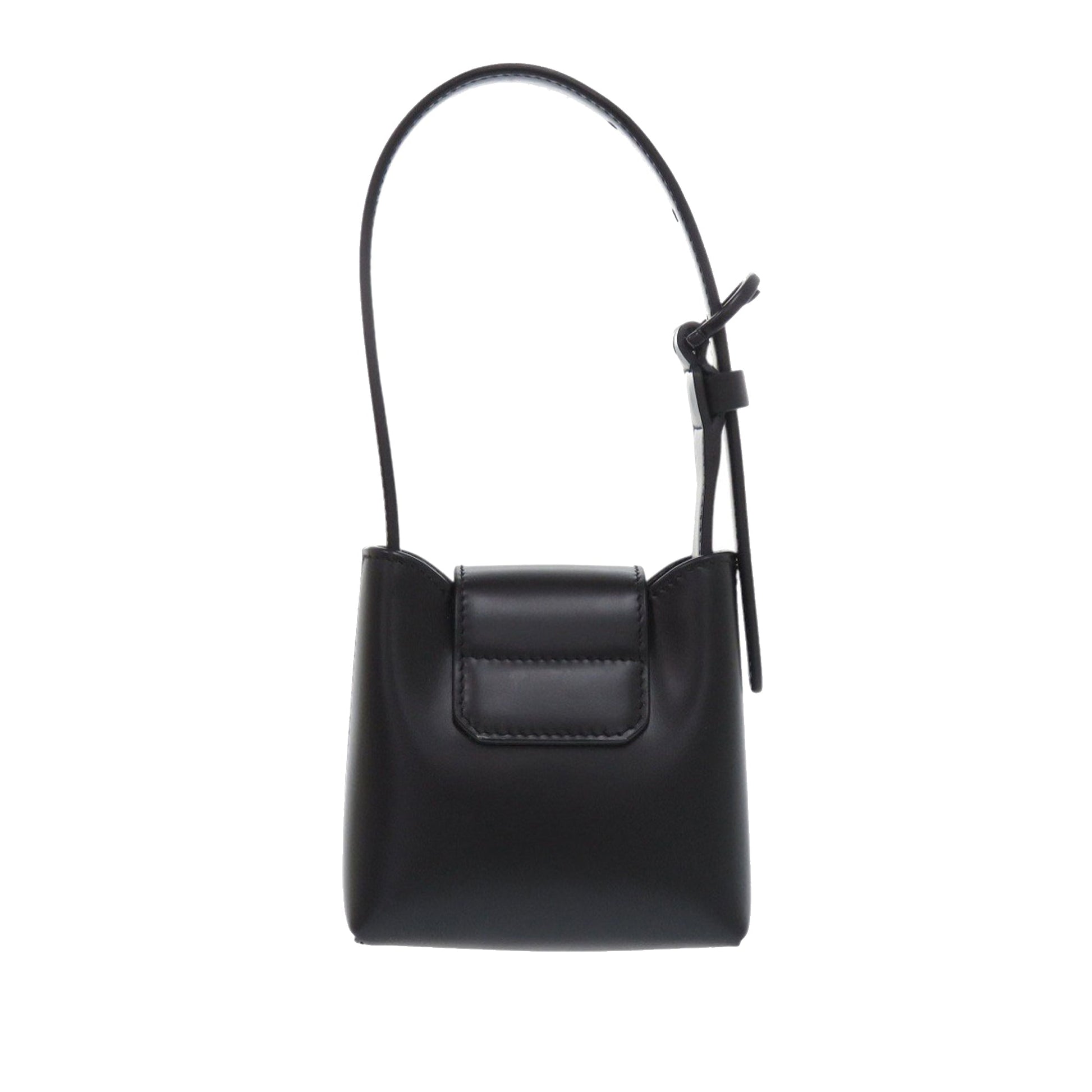 Ferragamo Leather Gancini Trifoglio Handbag