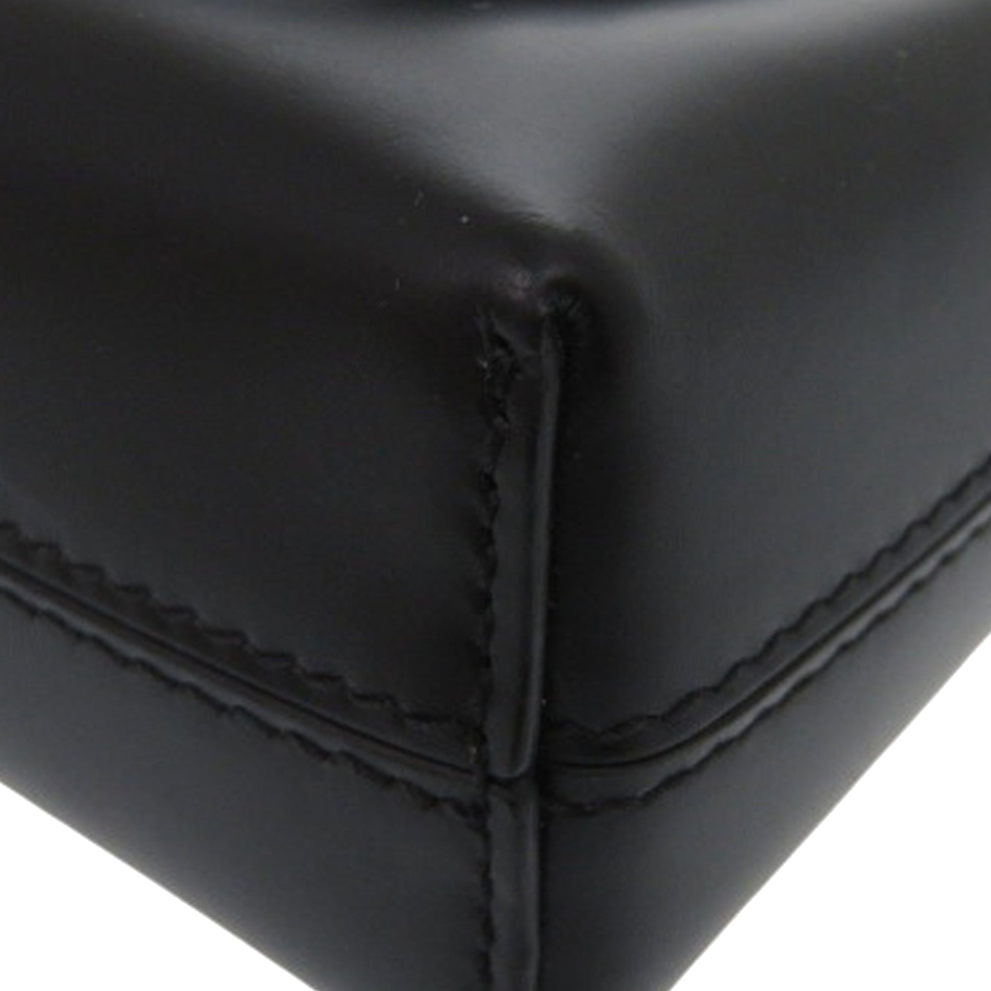 Ferragamo Leather Gancini Trifoglio Handbag