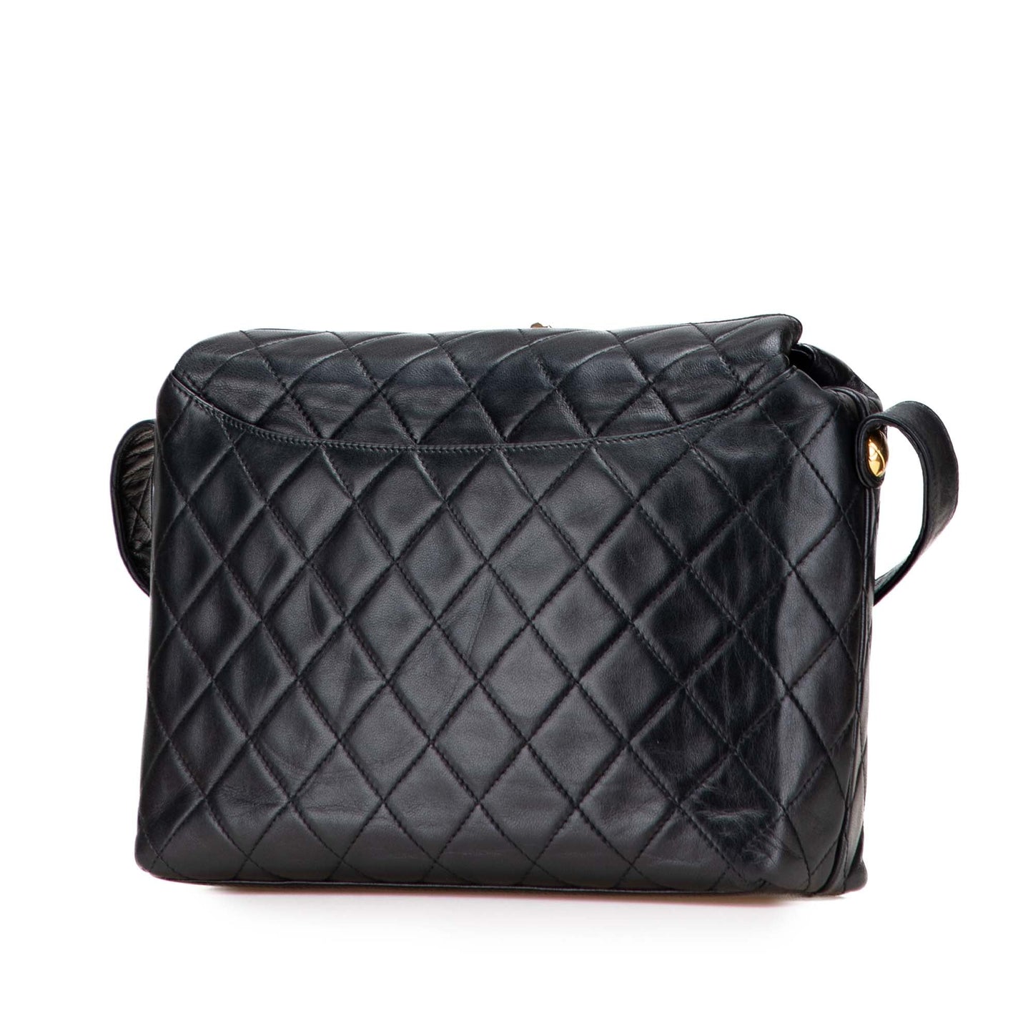 Chanel CC Quilted Lambskin Crossbody