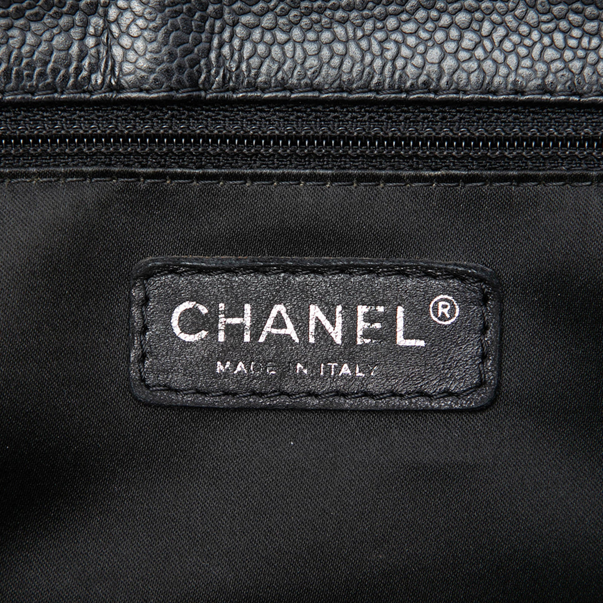 Chanel Caviar Grand Shopping Tote — Black