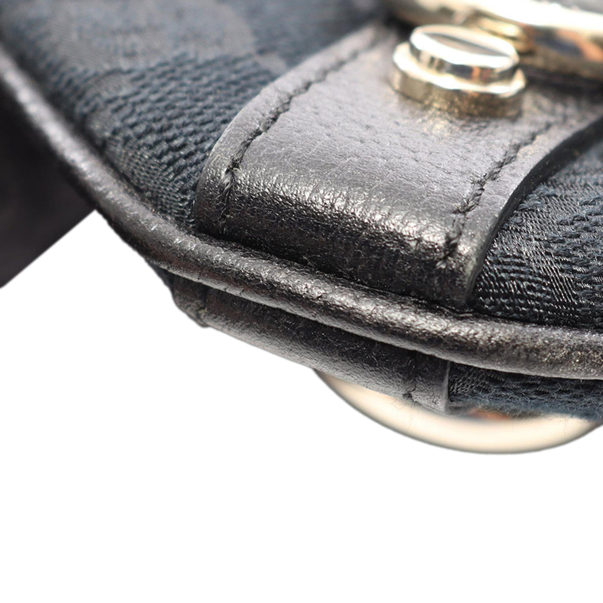 Gucci GG Canvas Abbey D Ring Crossbody — Black