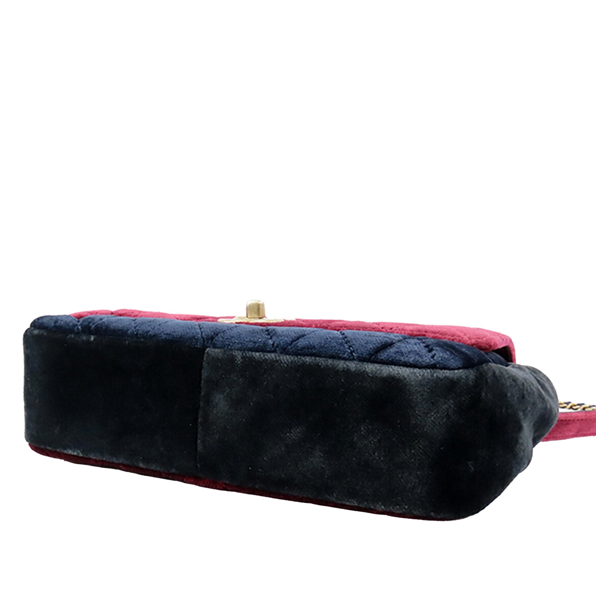 Chanel Medium Quilted Velvet Private Affair Camellia Flap