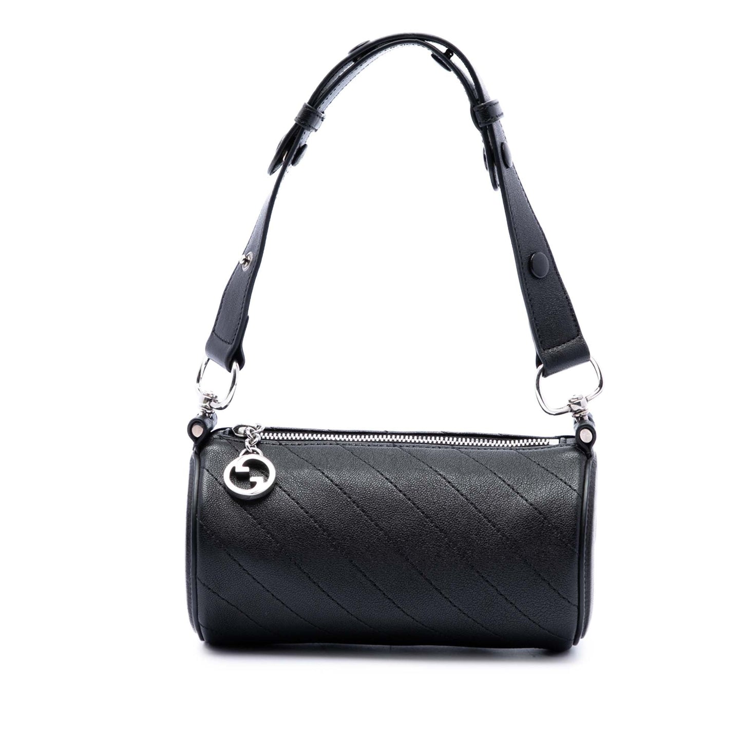 Gucci Mini Leather Blondie Barrel Shoulder Bag