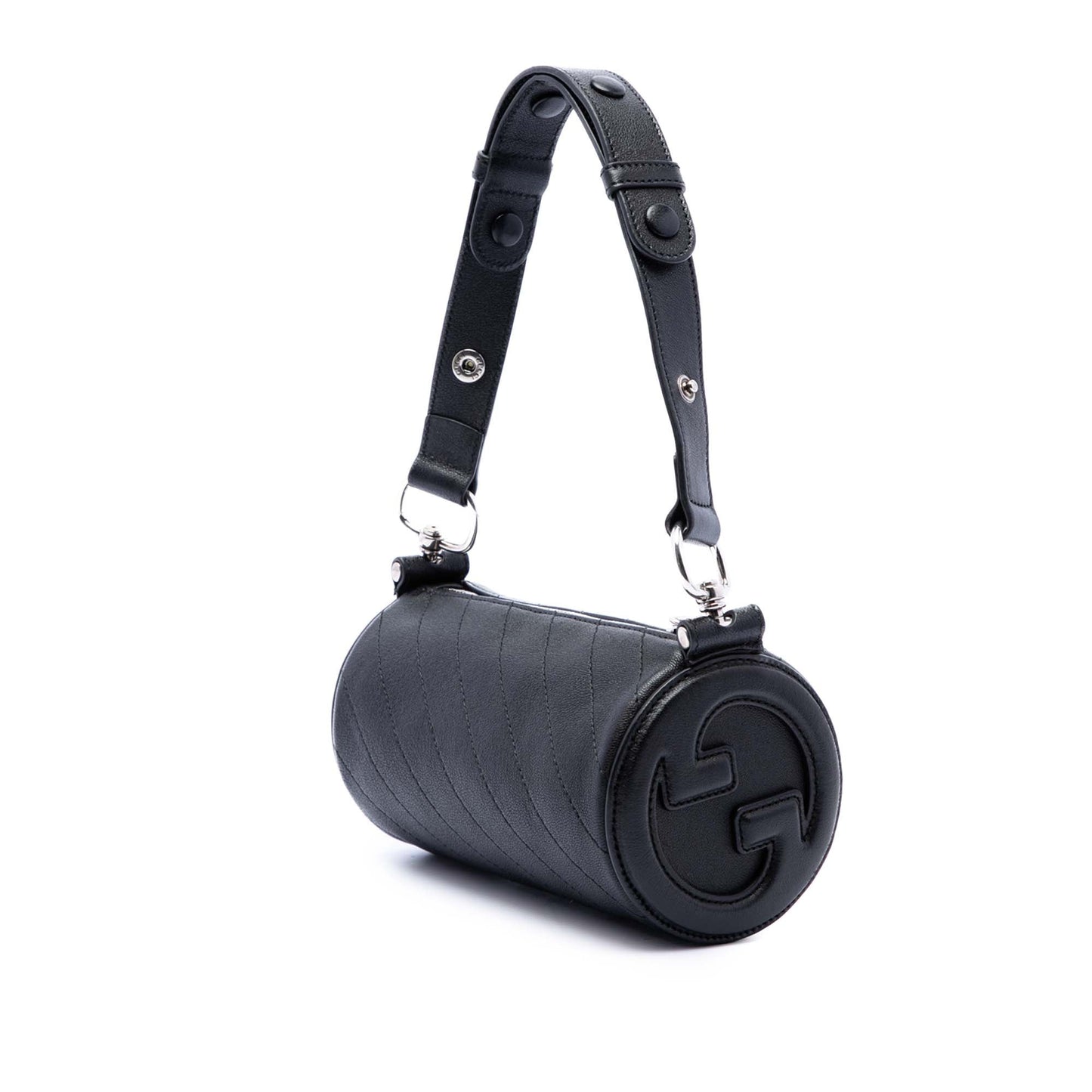 Gucci Mini Leather Blondie Barrel Shoulder Bag