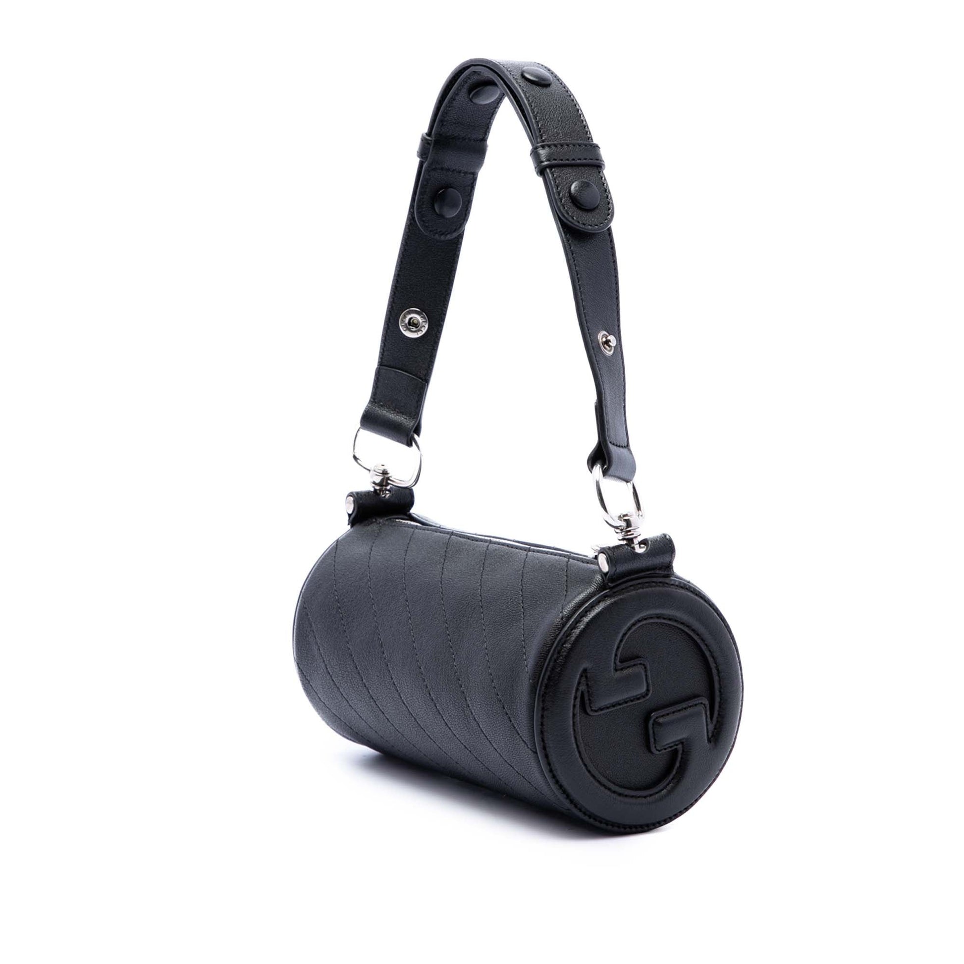 Gucci Mini Leather Blondie Barrel Shoulder Bag