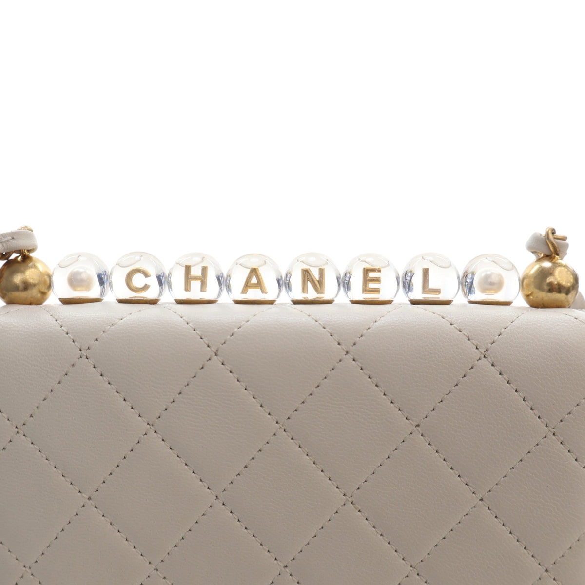 Chanel Small Quilted Lambskin Chic Pearls Flap