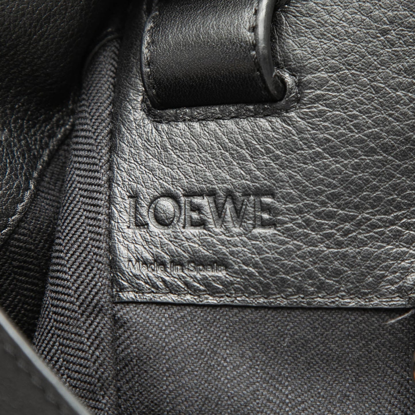 LOEWE Medium Leather Hammock Satchel