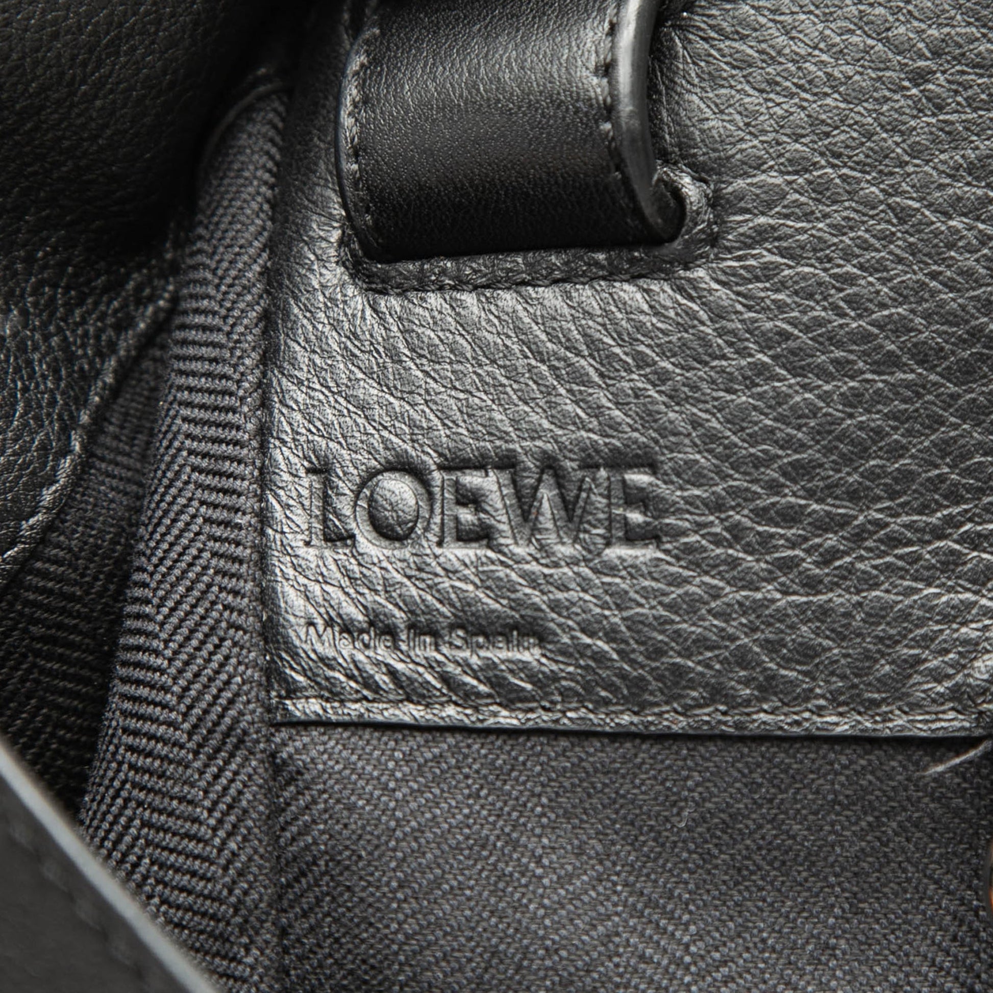 LOEWE Medium Leather Hammock Satchel