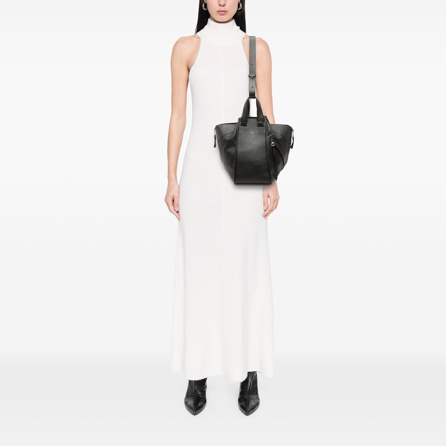 LOEWE Medium Leather Hammock Satchel