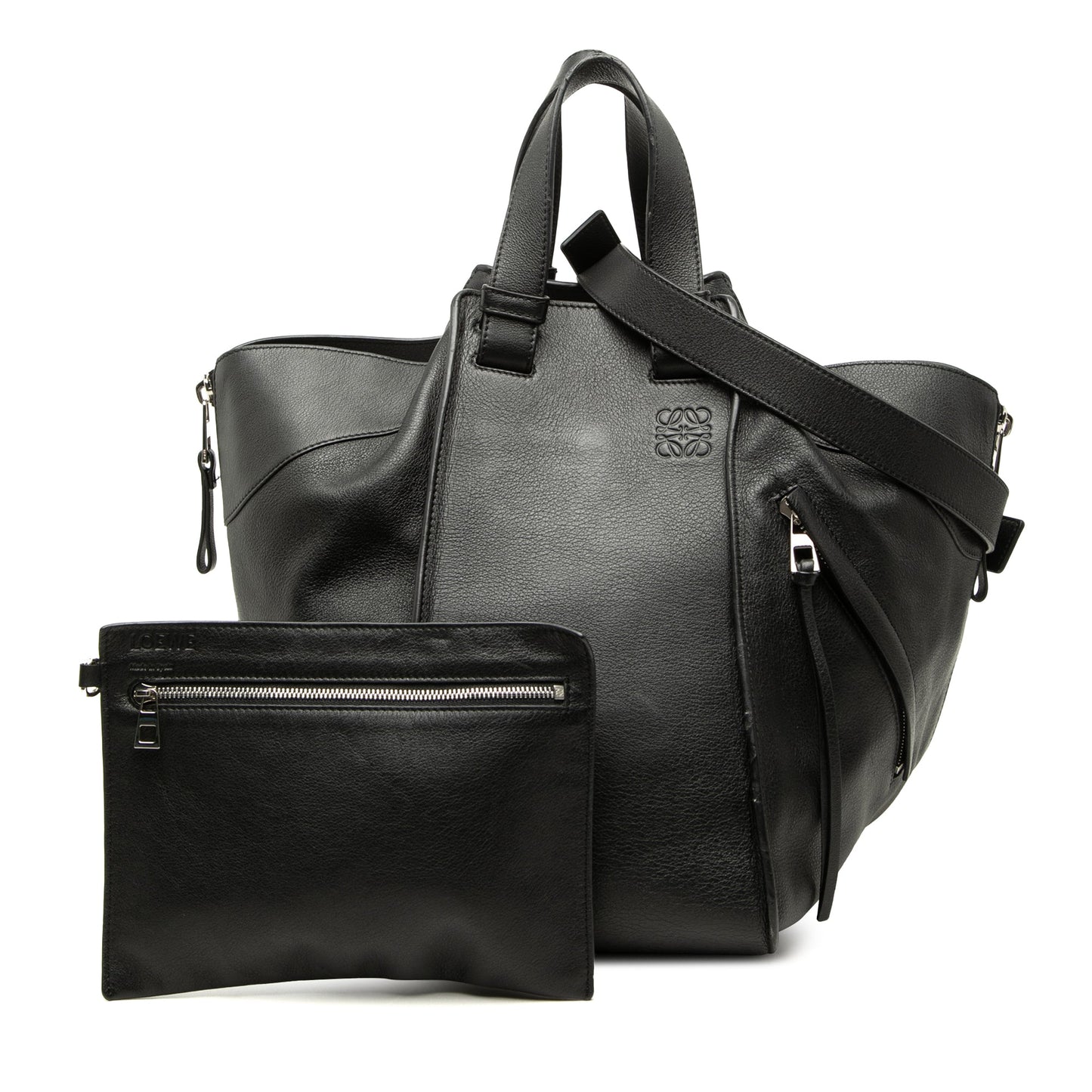LOEWE Medium Leather Hammock Satchel