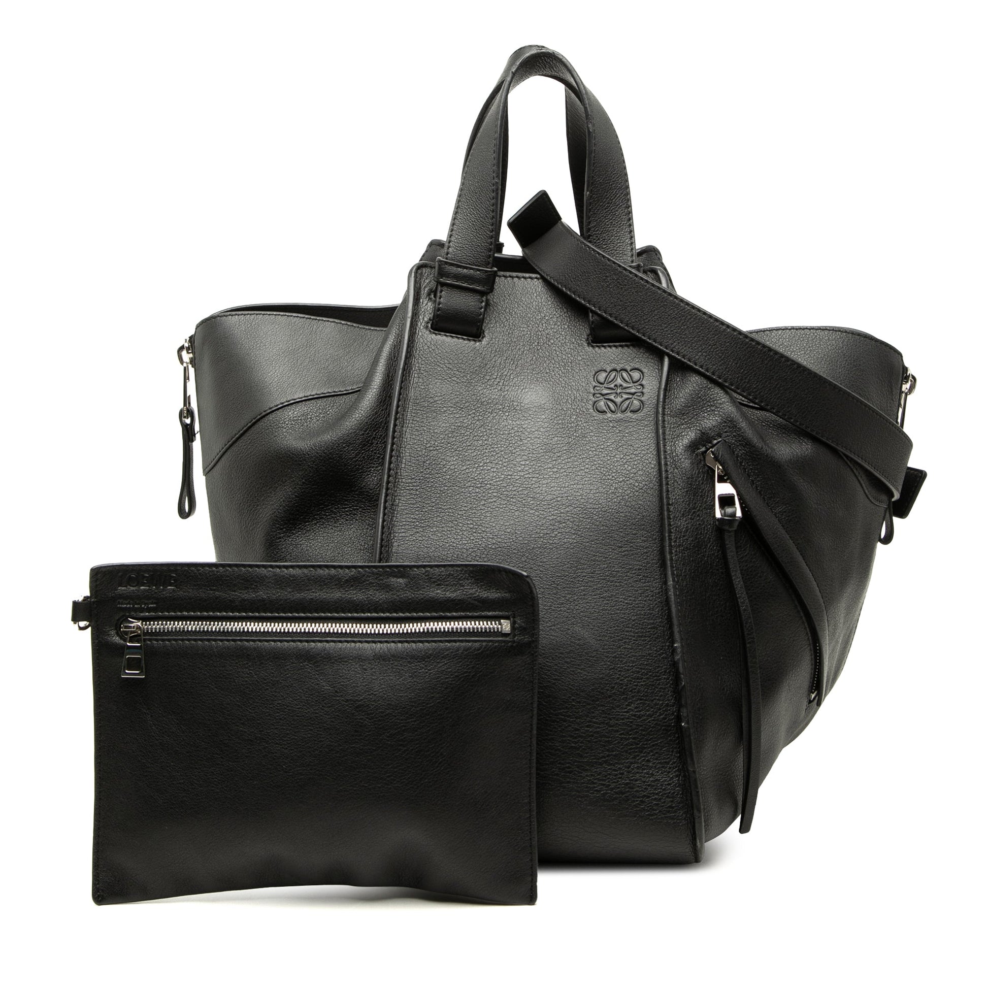 LOEWE Medium Leather Hammock Satchel